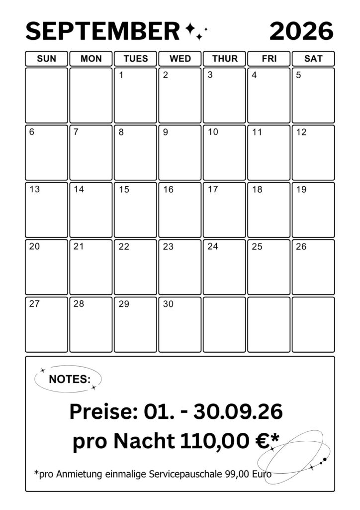 September 2026 Vakanz Online